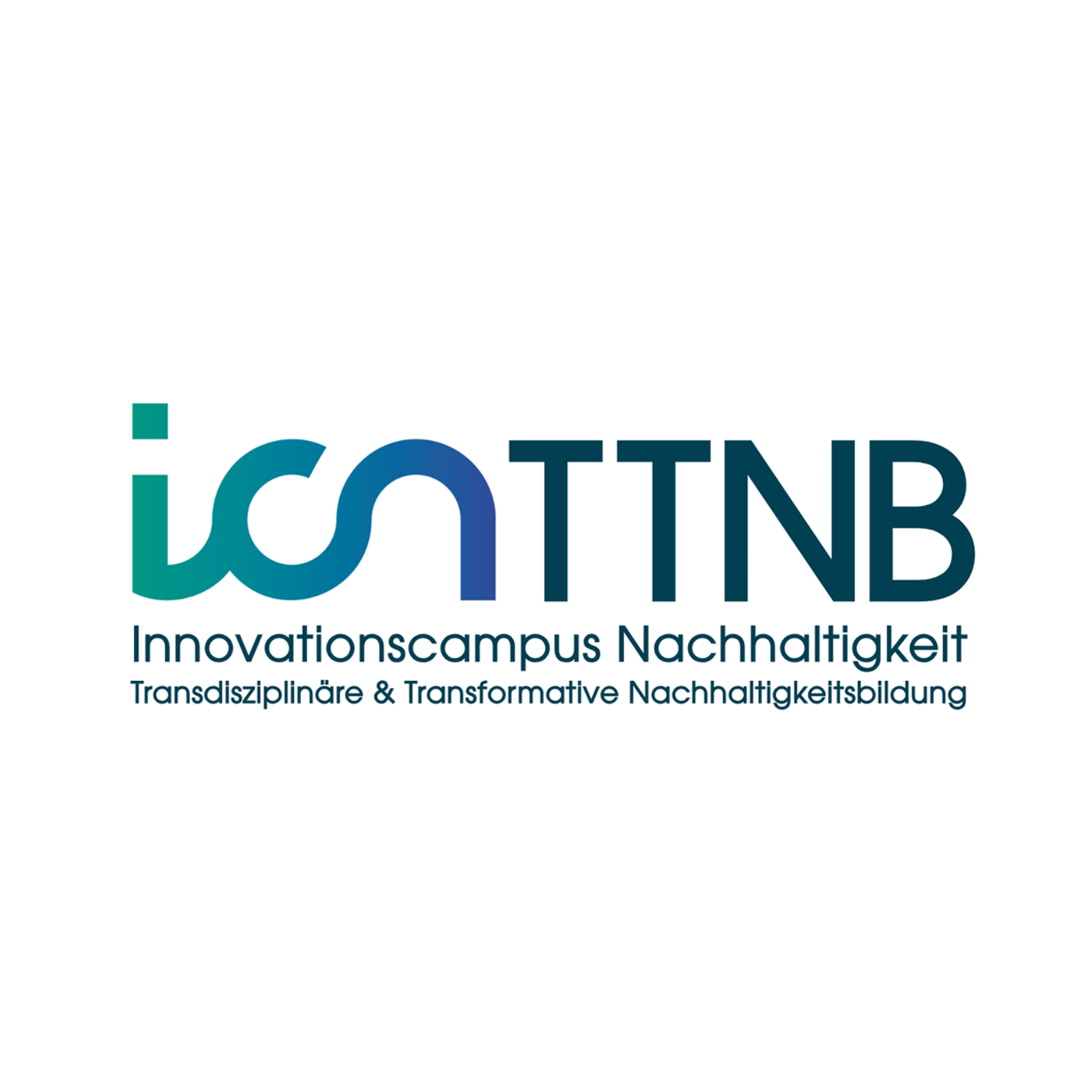 Logo des Innovationscampus Nachhaltigkeit (ICN-TNB) mit Slogan Transdisziplinäre & Transformative Nachhaltigkeitsbildung.